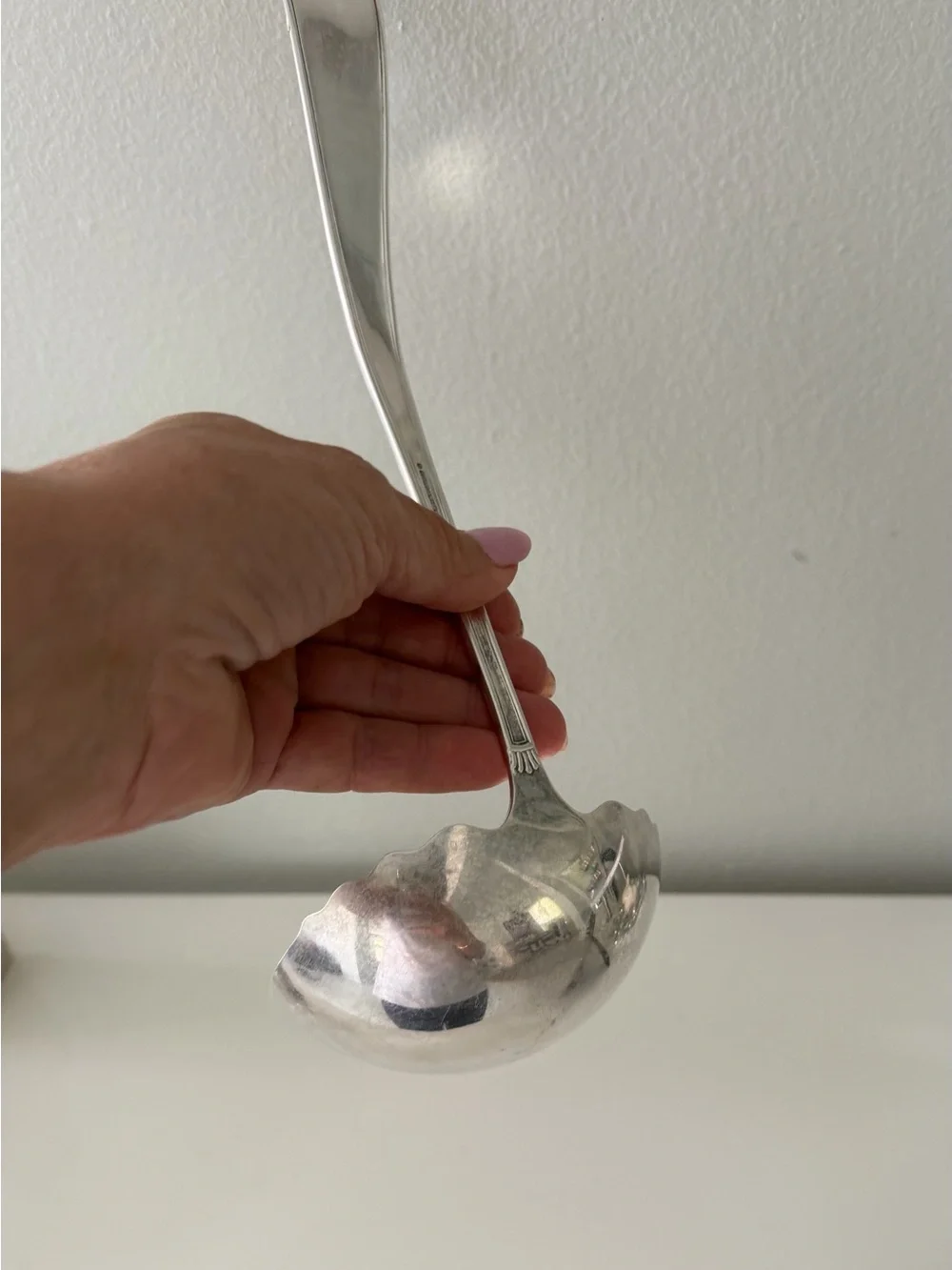 Holmes & Edwards Vintage  Silver plated 10” Serving Ladle